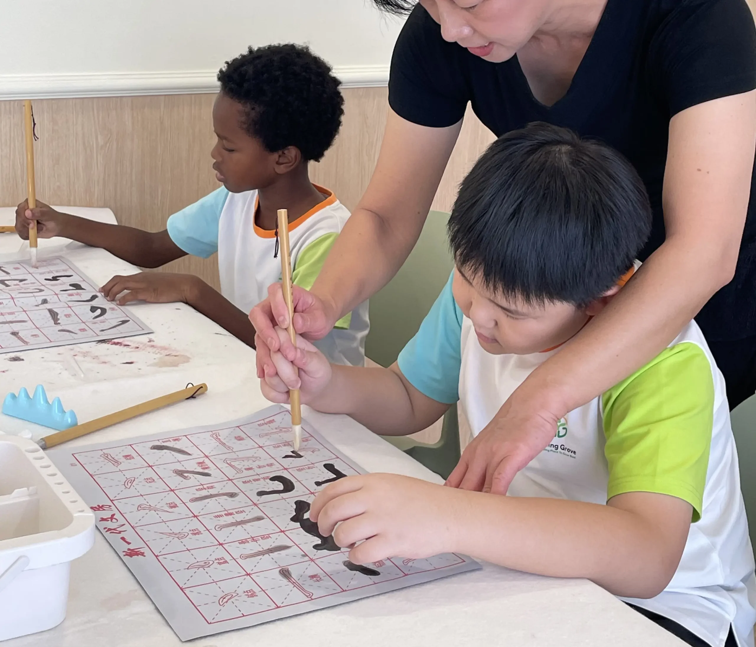 A child in Language Lab session at Sapling Grove